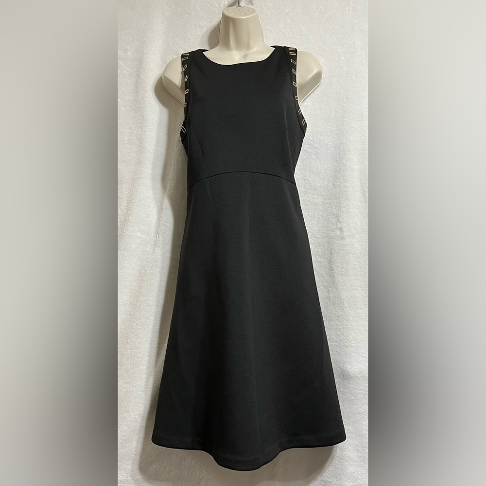 Ivanka Trump black sleeveless stretchy dress size 10